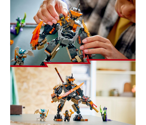 LEGO NINJAGO 71854 Mech specjalny Cole’a i Zane w smoczej zbroi - 1473537 - zdjęcie 13